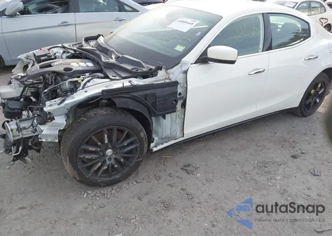 2016 Maserati Ghibli S z USA, uszkodzony, nr VIN ZAM57RSA6G1189765